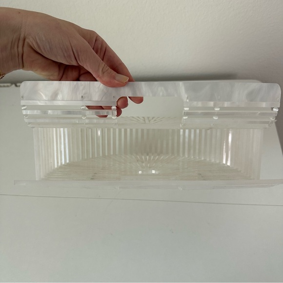 Cult Gaia White Pearl Arc Bag - Picture 3 of 6